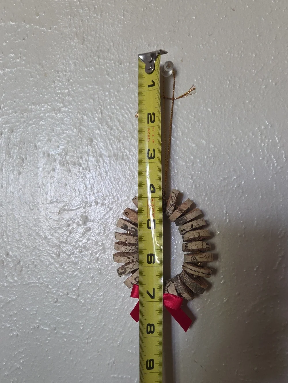 Handmade mini wreath